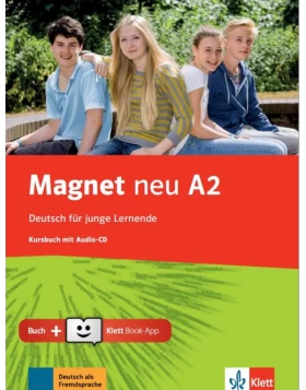 Magnet neu A2, Kursbuch mit Audio-CD + Klett Book-App 