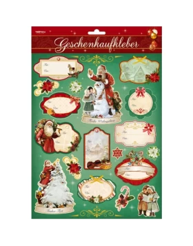 Geschenkaufkleber Weihnachten