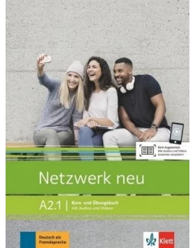 Netzwerk neu A2.1. Kurs- und Übungsbuch mit Audios und Videos