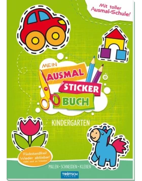Mein Ausmal-Sticker-Buch 