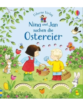 Nina und Jan suchen die Ostereier