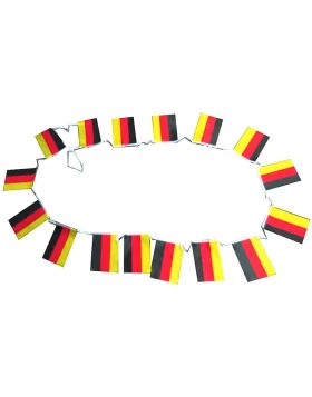 Fahnenkette Girlande 16 Fähnchen - Γιρλάντα με γερμανικά σημαιάκια, 4,5 μέτρα