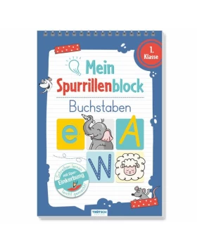 Mein Spurrillenblock Buchstaben