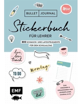 Bullet Journal - Stickerbuch für Lehrer