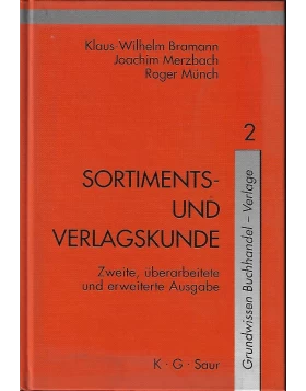 Sortiments- und Verlagskunde - aus: Grundwissen Buchhandel, Verlage, 2
