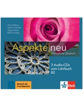 Aspekte neu B2, 3 Audio-CDs zum Lehrbuch