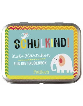 Schulkind! Lob-Kärtchen für die Pausenbox - Κάρτες επιβράβευσης στα γερμανικά