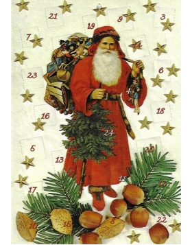 Adventskalender - Der Weihnachtsmann - Χριστουγεννιάτικο ημερολόγιο Α4