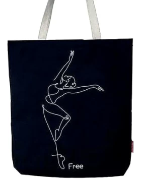 Stofftasche Baumwolle (free) 37 x 38 cm