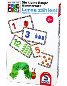 Μαθαίνω τους αριθμούς - Kleine Raupe Nimmersatt: Lerne zählen!