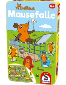 Πέσε στη φάκα, επιτραπέζιο σε μεταλλικό κουτί DIE MAUS - Mausefalle, Reisespiel