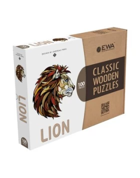 Ξύλινο παζλ Λιοντάρι με ιδιαίτερα σχήματα - Wooden Puzzle LION