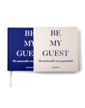 Βιβλίο επισκεπτών σε θήκη - Guestbook BE MY GUEST
