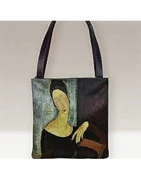 Τσάντα ώμου Modigliani, 33x33cm - Damentasche Jeanne Hebuterne sentada 