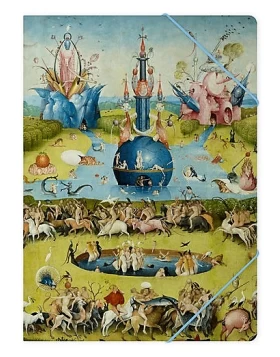 Φάκελος με λάστιχο, Α4, Jheronimus Bosch, Κήπος των επίγειων απολαύσεων, 22 x 31