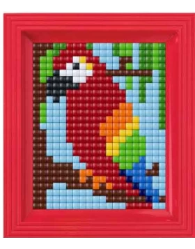 Pixel XL Papagei, 18 x 13 cm