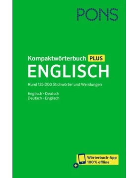 PONS Kompaktwörterbuch Plus Englisch