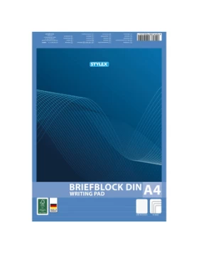 Stylex Briefblock A4 liniert 50 Blatt