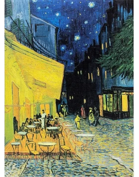 Σημειωματάριο - Künstlerjournal, Terrasse eines Cafés bei Nacht, Vincent van Gogh, 18 x 24 cm