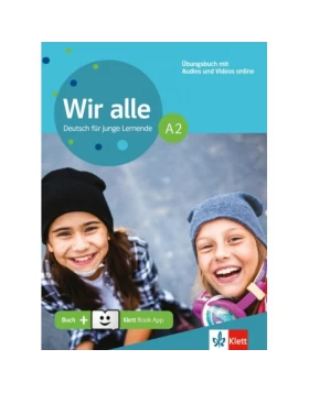 Wir alle A2, Übungsbuch mit Glossar + Trainingsheft und Audios & Videos online + Klett Book-App-Code (για 12μ