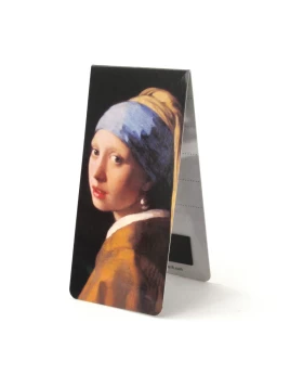  Magnetisches Lesezeichen, Vermeer, Mädchen mit Perlenohrring