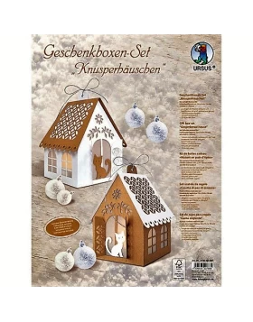 URSUS Geschenkboxen-Set Knusperhäuschen - Σετ κατασκευής για κουτάκια δώρου