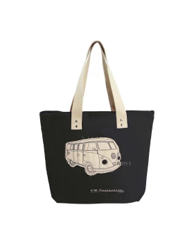 Υφασμάτινη τσάντα VW T1 Bulli Bus Canvas, 43 x 40 cm - Einkaufstasche Shopper