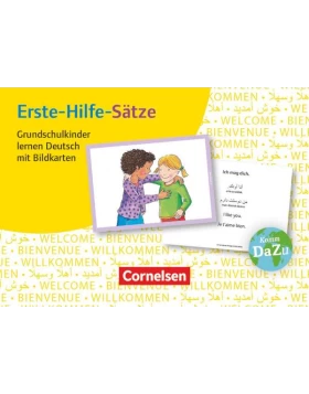 Deutsch lernen mit Fotokarten - Grundschule. Erste-Hilfe-Sätze 