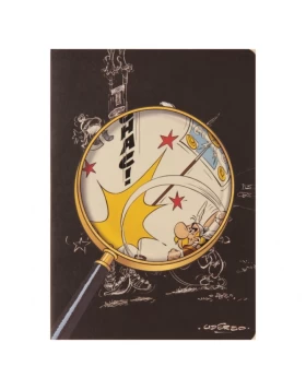 Notizheft Asterix 4 glass black, 14 x 21 cm