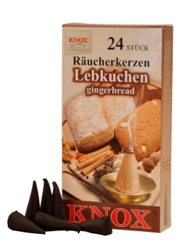 KNOX Räucherkerzen, Lebkuchenduft - Αρωματικά μικρά κεράκια