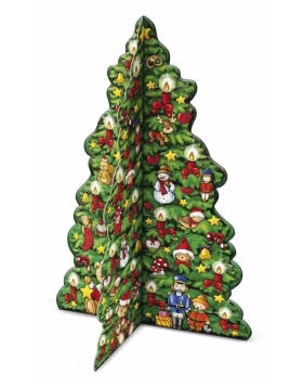 Adventskalender Buntes Weihnachtsbäumchen