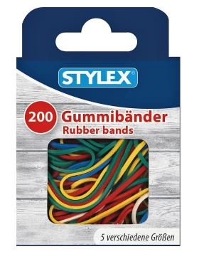 STYLEX Gummibänder, 200 Stück