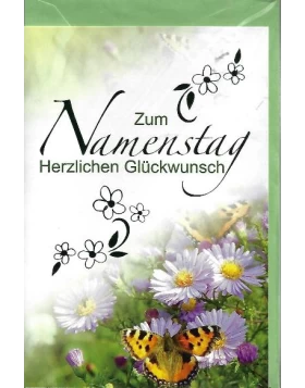 Κάρτα Zum Namenstag για την ονομαστική γιορτή