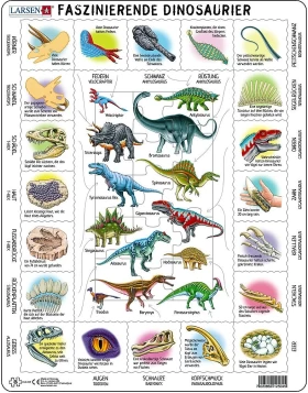 LARSEN Παζλ δεινόσαυροι - Puzzle – Faszinierende Dinosaurier