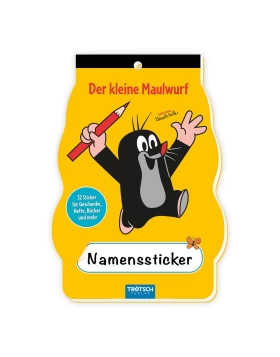Ετικέτες για βιβλία και τετράδια - Der kleine Maulwurf Namenssticker