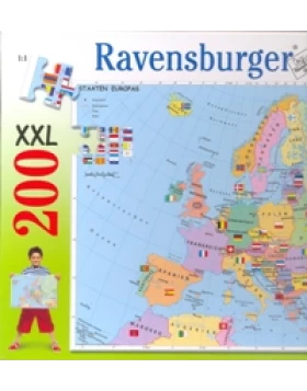Παζλ Χάρτης της Ευρώπης - Politische Europakarte XXL Puzzle (200 Teile)