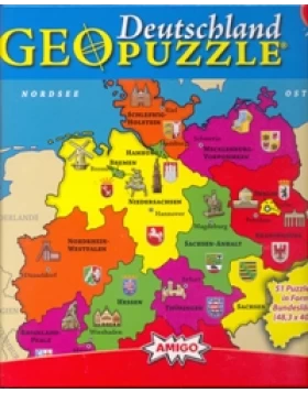 Geo Puzzle - Deutschland. 51 Teile