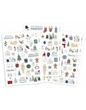 Sticker-Set Weihnachten - Σετ χριστουγεννιάτικα αυτοκόλλητα