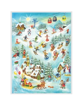 Χριστουγεννιάτικο ημερολόγιο - Adventskalender Ski Spass