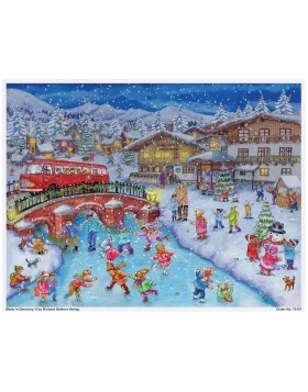 Χριστουγεννιάτικο ημερολόγιο - Adventskalender Spiel und Spass im Schnee