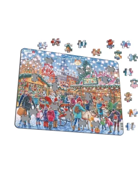 LARSEN  παζλ χριστουγεννιάτικη αγορά - Puzzle Weihnachtsmarkt