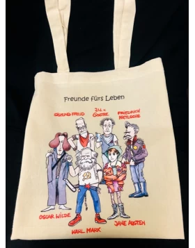 Stofftasche Freunde fürs Leben - υφασμάτινη τσάντα