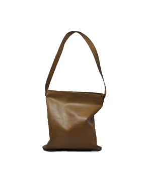 Δερμάτινη τσάντα ώμου - Ledertasche  walnut strap