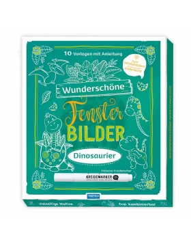 Wunderschöne Fensterbilder Dinosaurier