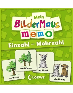 Mein Bildermaus-Memo - Einzahl - Mehrzahl - Εκπαιδευτικό παιχνίδι με κάρτες