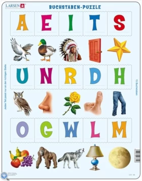 Rahmenpuzzle Buchstaben - Εκπαιδευτικό παζλ γράμματα