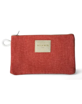 DE LA MUR πορτοφολάκι πορτοκαλί ΜΟΝ3BALI 13 x 8 cm