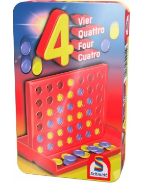 Schmidt 51214 - Vier ..., in schöner Metalldose, Stapelspiel