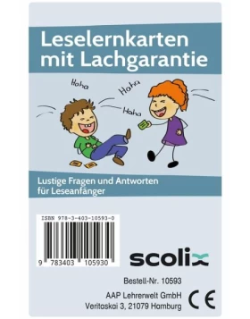 Leselernkarten mit Lachgarantie