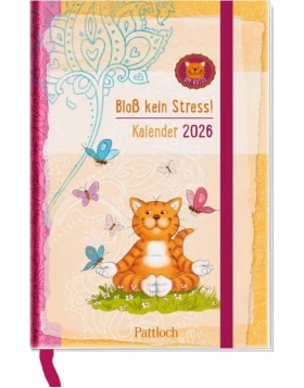 Taschenkalender 2026: Om-Katze: Bloß kein Stress!